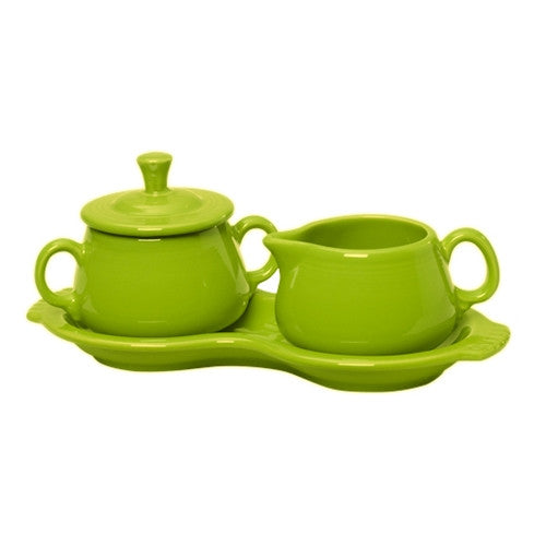 Retired 4-Piece Sugar Bowl and Creamer Set with Tray