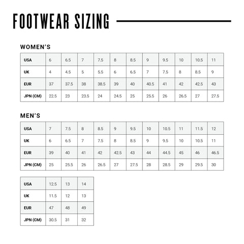 Women S Shoe Size To Kids Conversion Chart