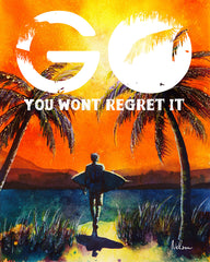 GO - You Won't Regret It Art Print