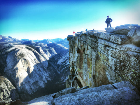 Nelson on Half Dome