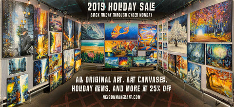 Wall Art Black Friday Sale by Nelson Makes Art