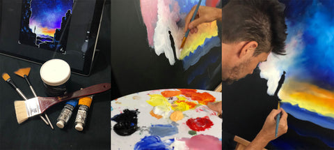 Ryan Farish's Art for Life Painting Process by Nelson Ruger