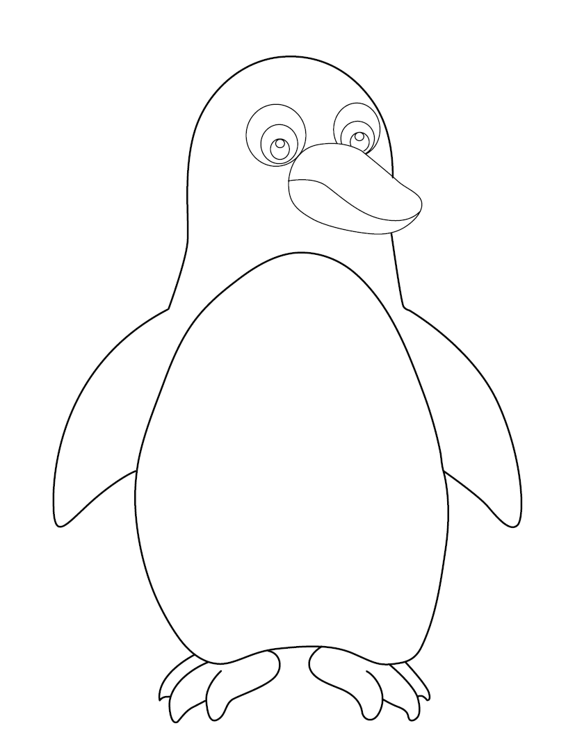 PRINTABLE PENGUIN COLOURING PAGE | Free Colouring Book for Children ...