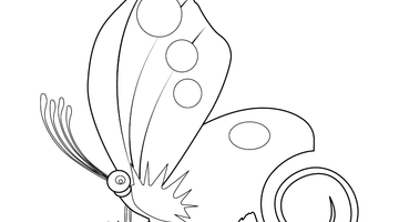 beautifly coloring pages