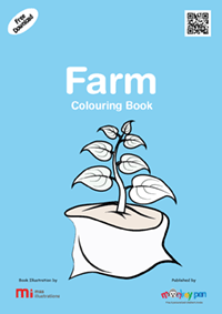Free Farm Colouring Book Thumbnail