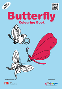 Free Butterfly Colouring Book