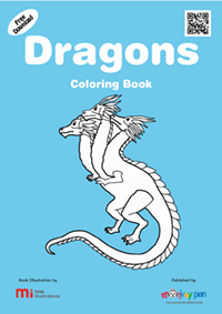 Free Dragons Colouring Book