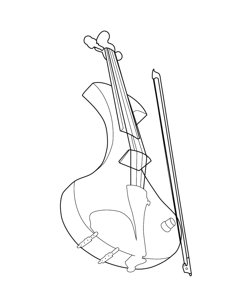 Guitar, music, musical instruments, sketch, line, line art, notes,  minimalism, drawing, simply, png | PNGWing