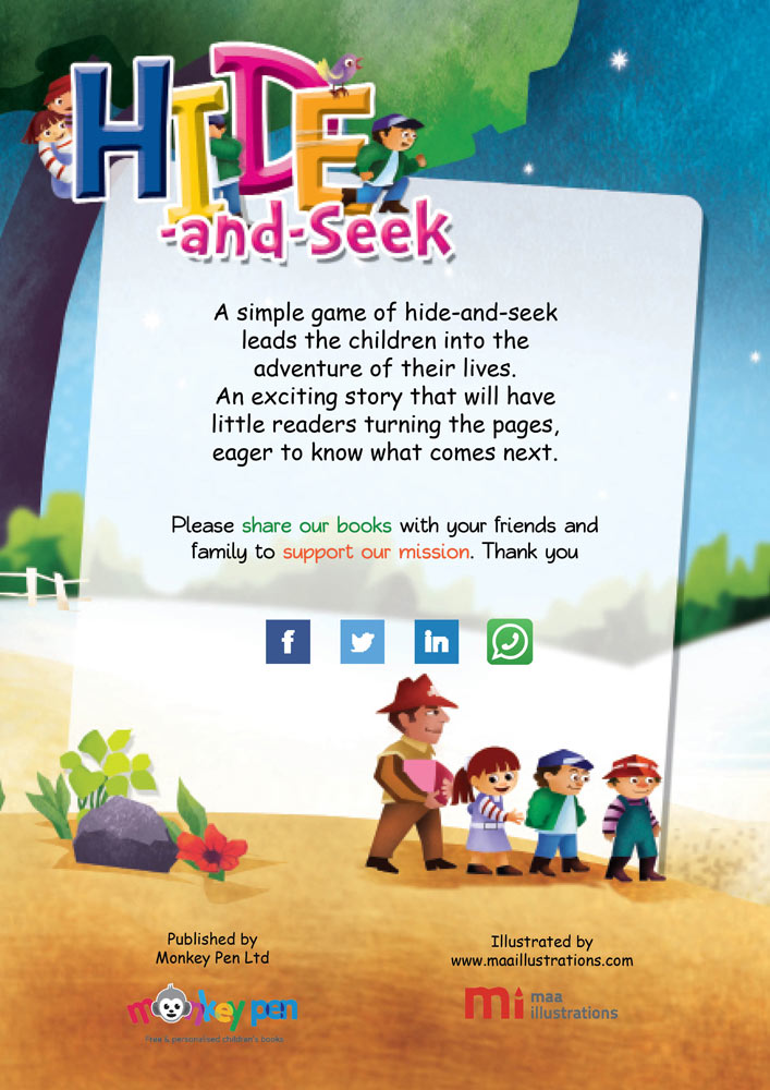 Hide And Seek Free Children S Book From Monkey Pen Monkey Pen Store