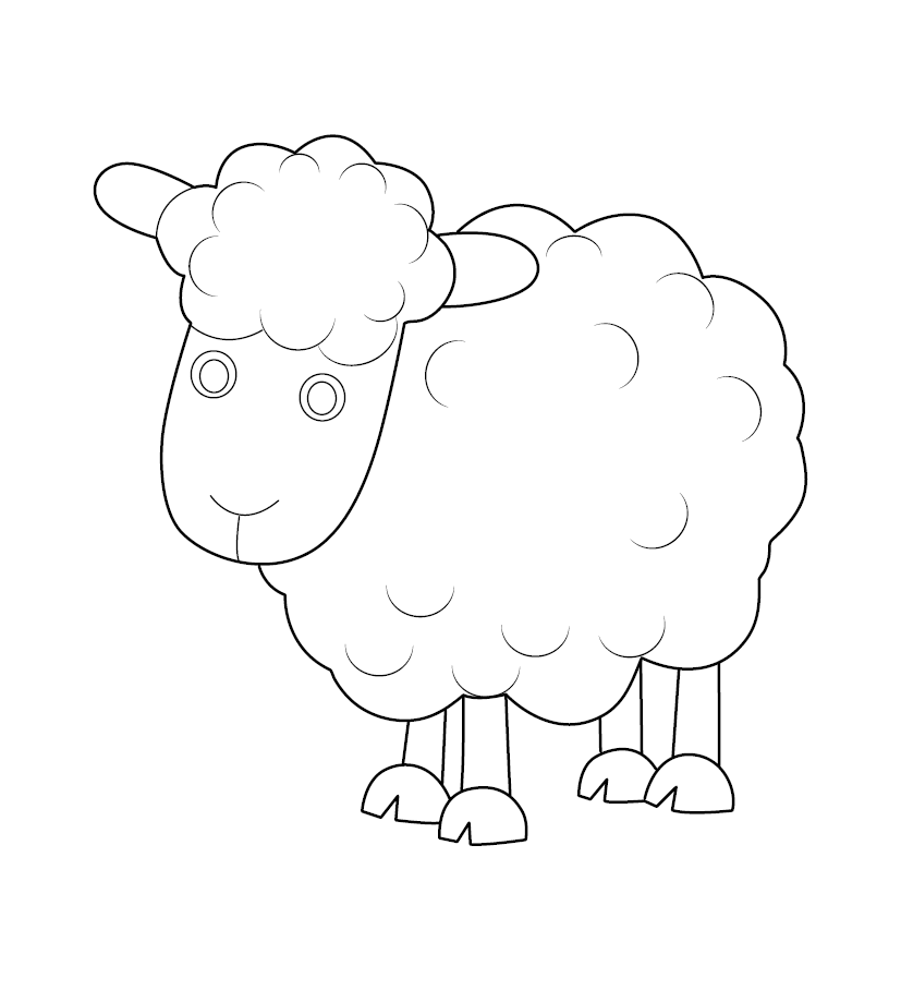 domestic animals pictures for colouring