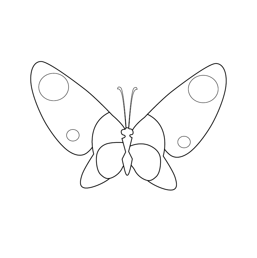Free Printable Butterfly Colouring Page 