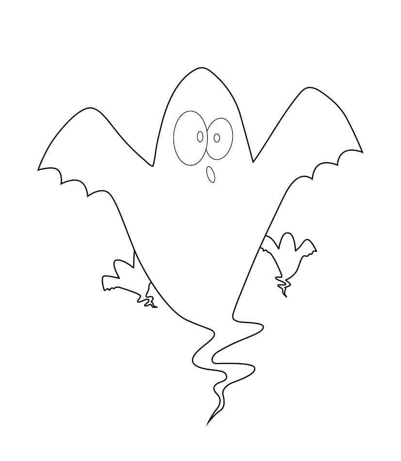 Halloween Colouring Picture for kids