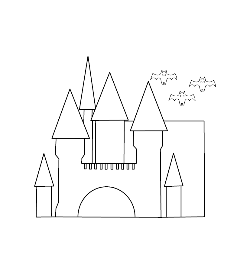 Free Halloween Colouring Picture