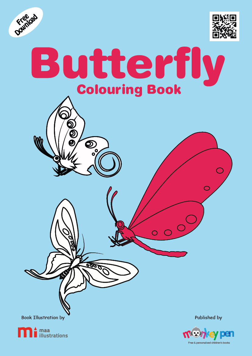 Butterfly Colouring Book