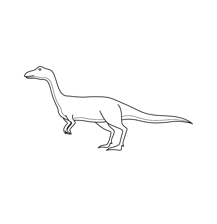 Free Printable Dinosaur Colouring Page