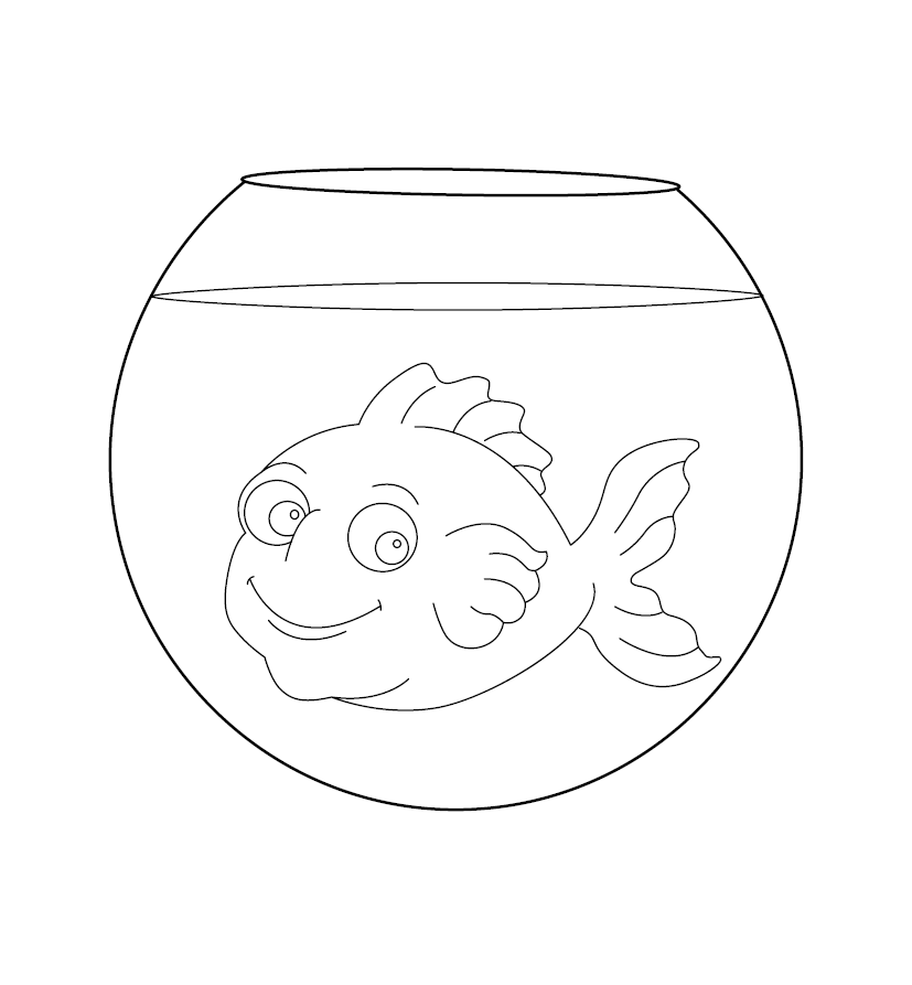 Fish Colouring Page