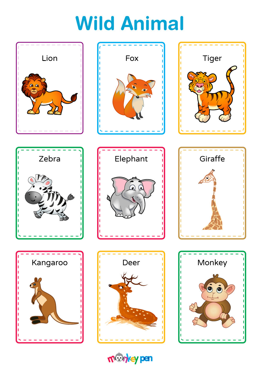 wild-animals-chart-animals-wild-animals-and-their-homes-zoo-animals