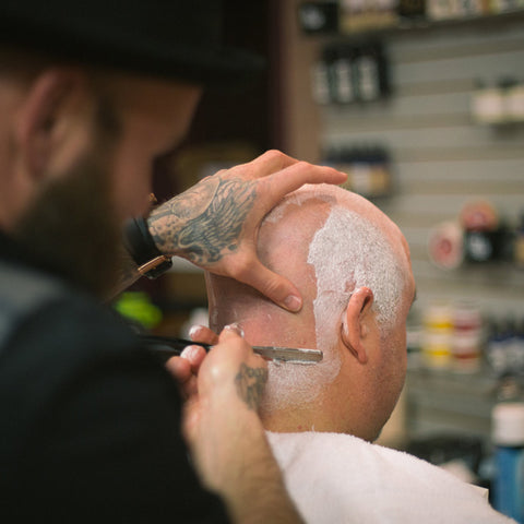 mens straight razor shave near me