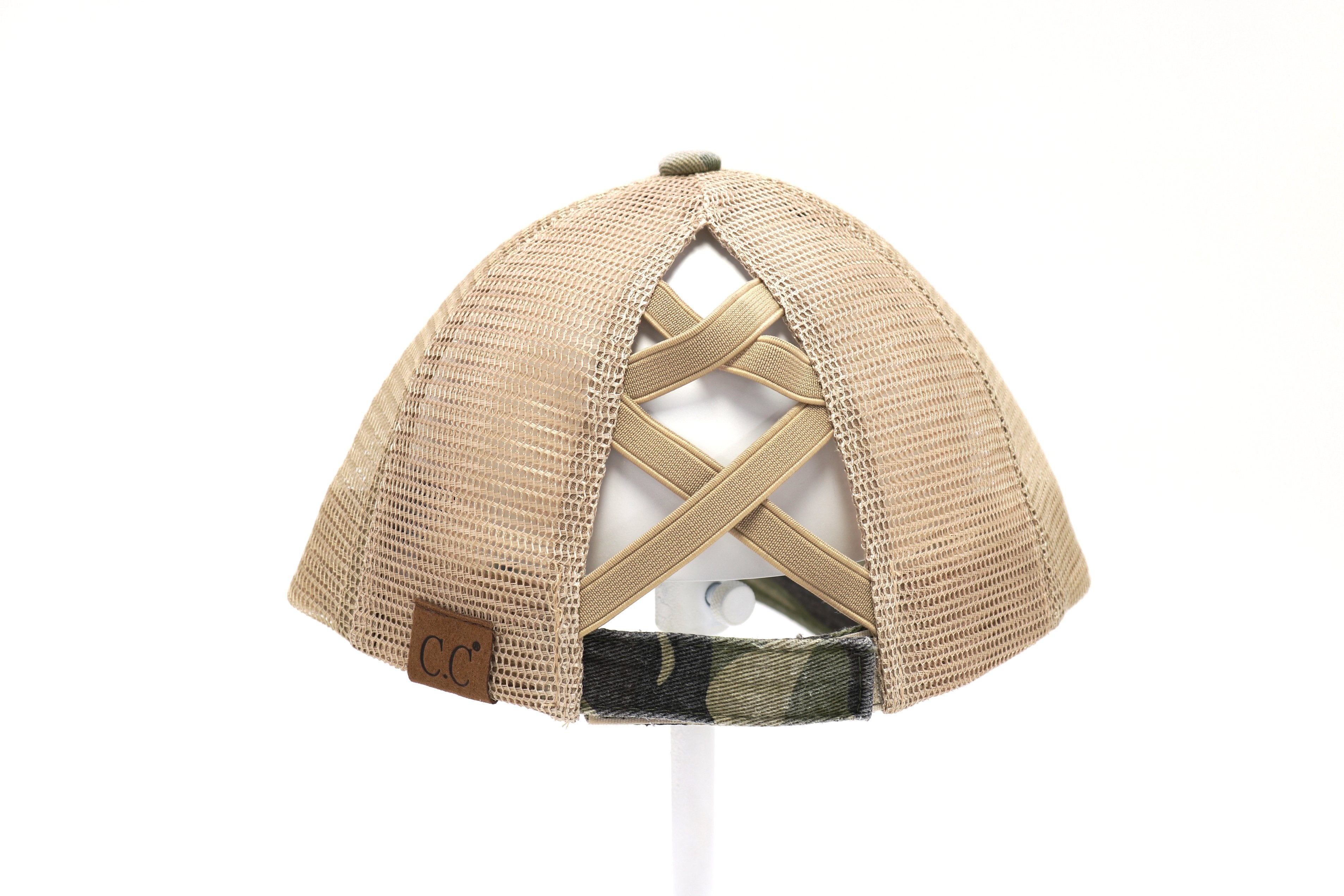 Cc Cross Back Cap Camo 5 Colors Striped Box Boutique