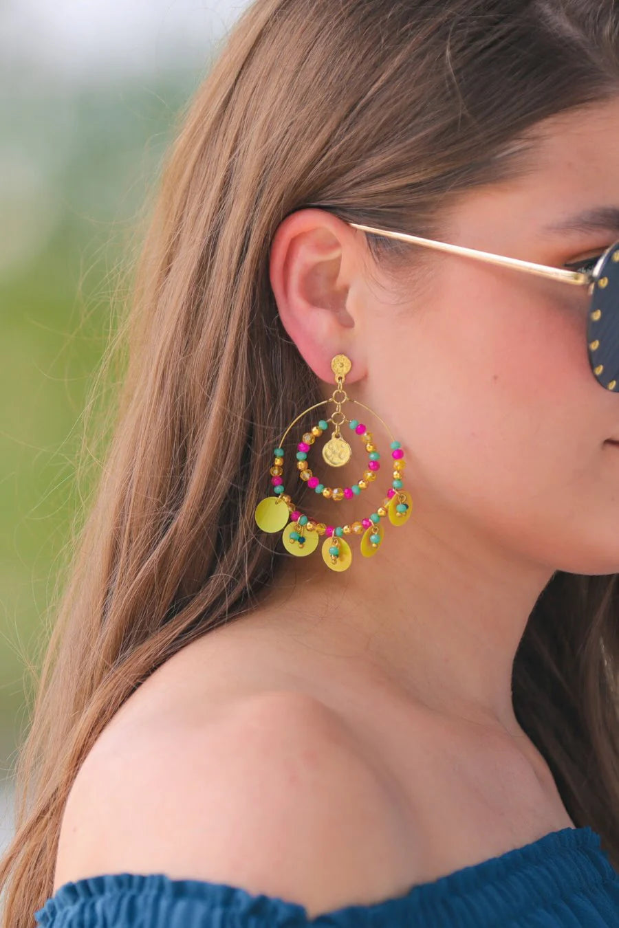 Craving Summer Hoop Earrings