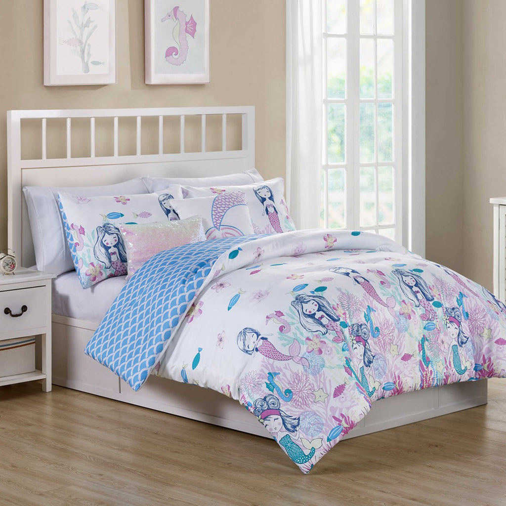 Mermaids Have More Fun ☆ Twin or Full Comforter Set ☆ 5-pc – Seascape ...