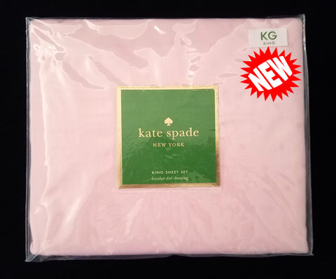 Larabee Dot King Sheet Set ☆ PINK PEACH 100% Cotton ☆ 4-pc – Seascape  Lifestyle
