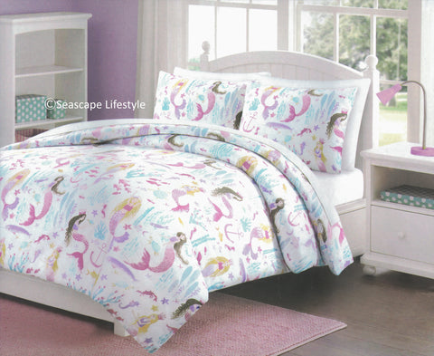 mermaid comforter full