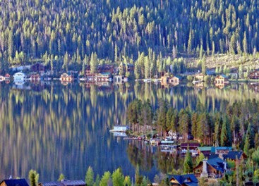 Lake Granby from a distance