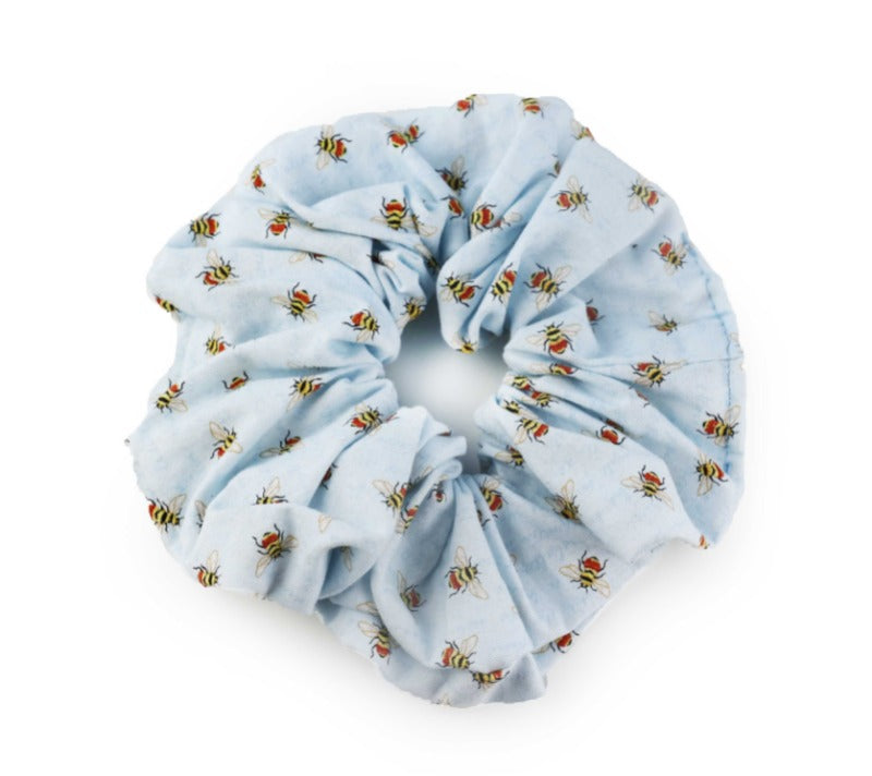 Pale Blue XL Bee Scrunchie