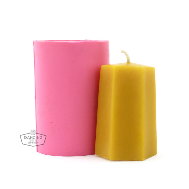 Pink 3D Bee Honeycomb Candle Molds Beehive Silicone Mold at Rs 599