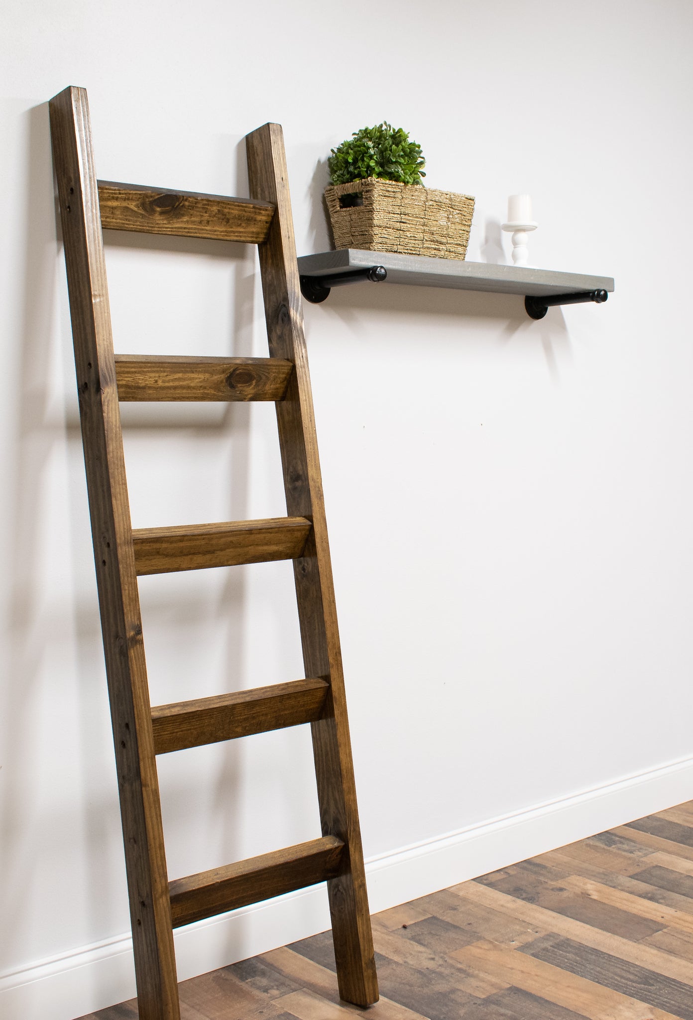 6 Ft Rustic Blanket Ladder JustKnotWood JustKnotWood