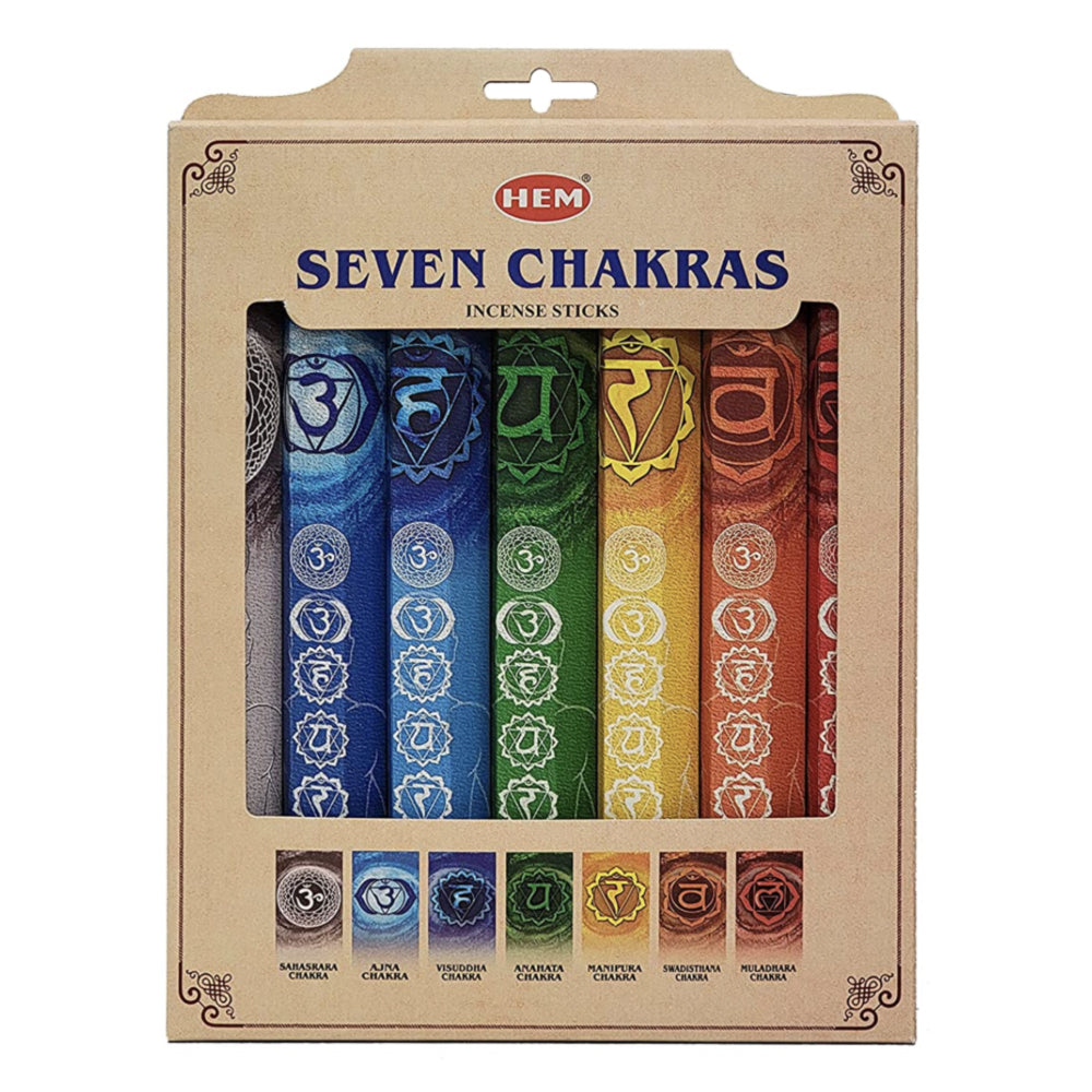 vervoer Nieuw maanjaar Aarde HEM Seven Chakras Incense - Deluxe Boxed Gift Set – The Witches Sage LLC