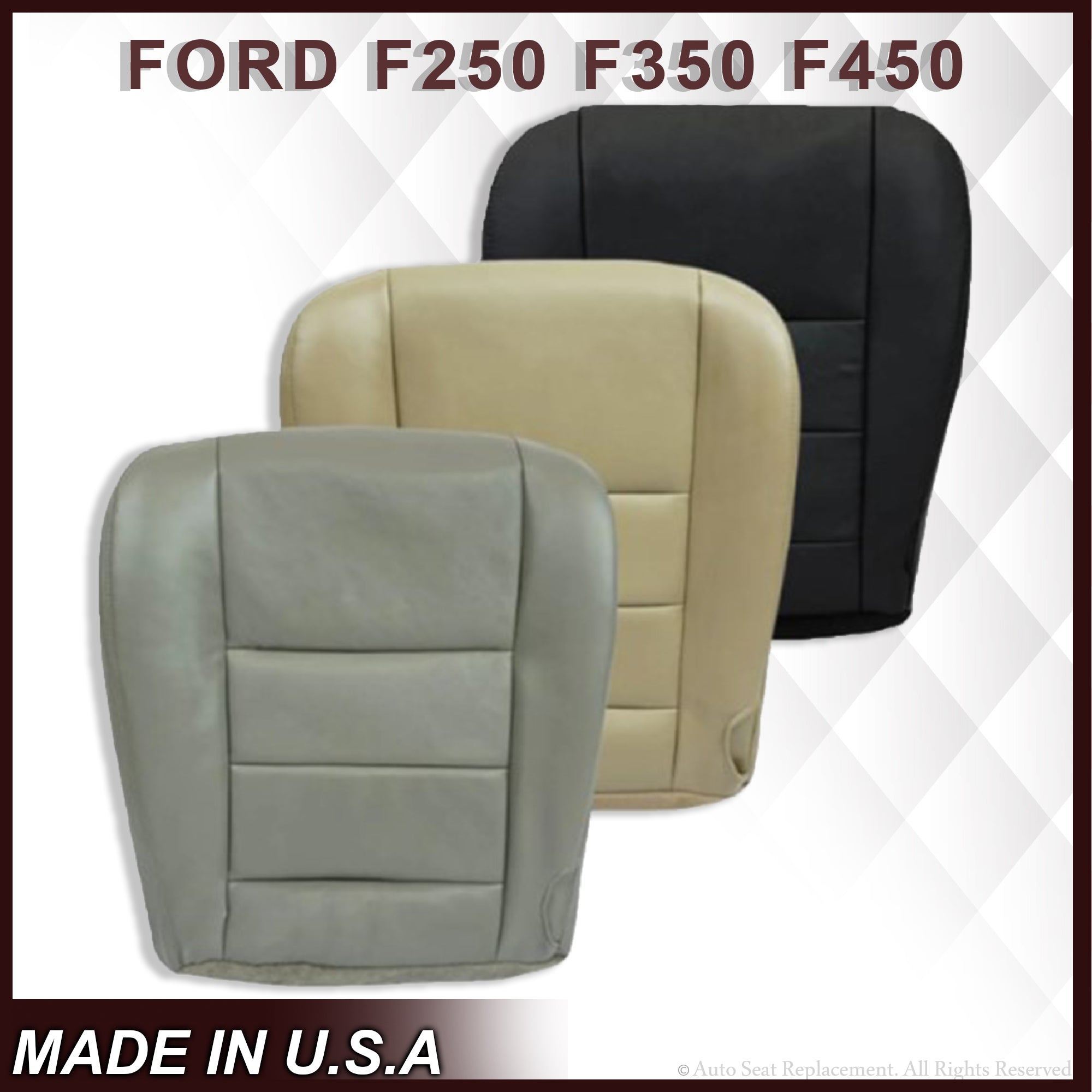 2002 ford f250 lariat seat covers