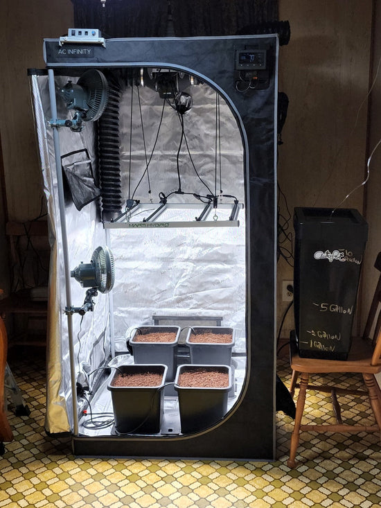 grow tent set up