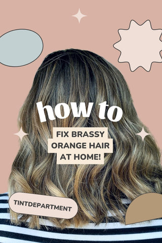 How to remove red and orange tones from brown hair