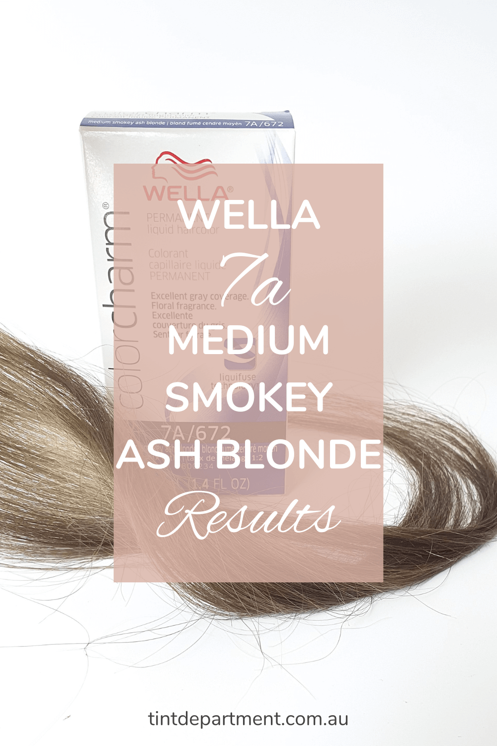Wella Colour Charm Permanent Colour 7A Medium Smokey Ash Blonde Results