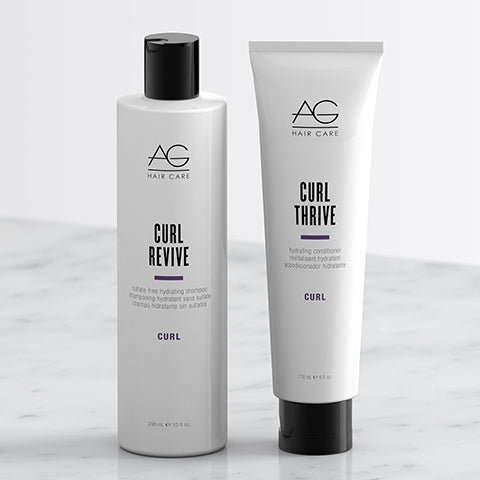 AG Hair Curl Thrive and Revive Shampoo and Conditioner