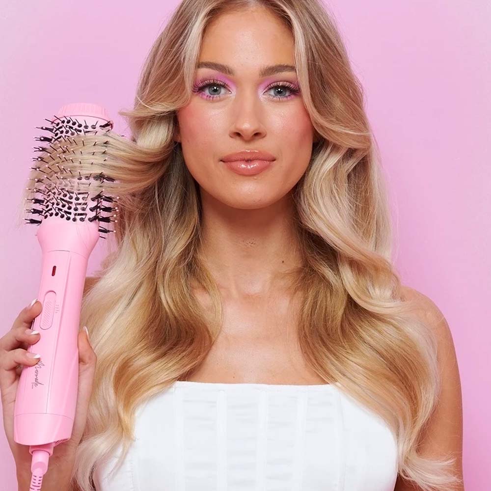 Mermade Hair Blow Dry Brush Pink | Price Attack