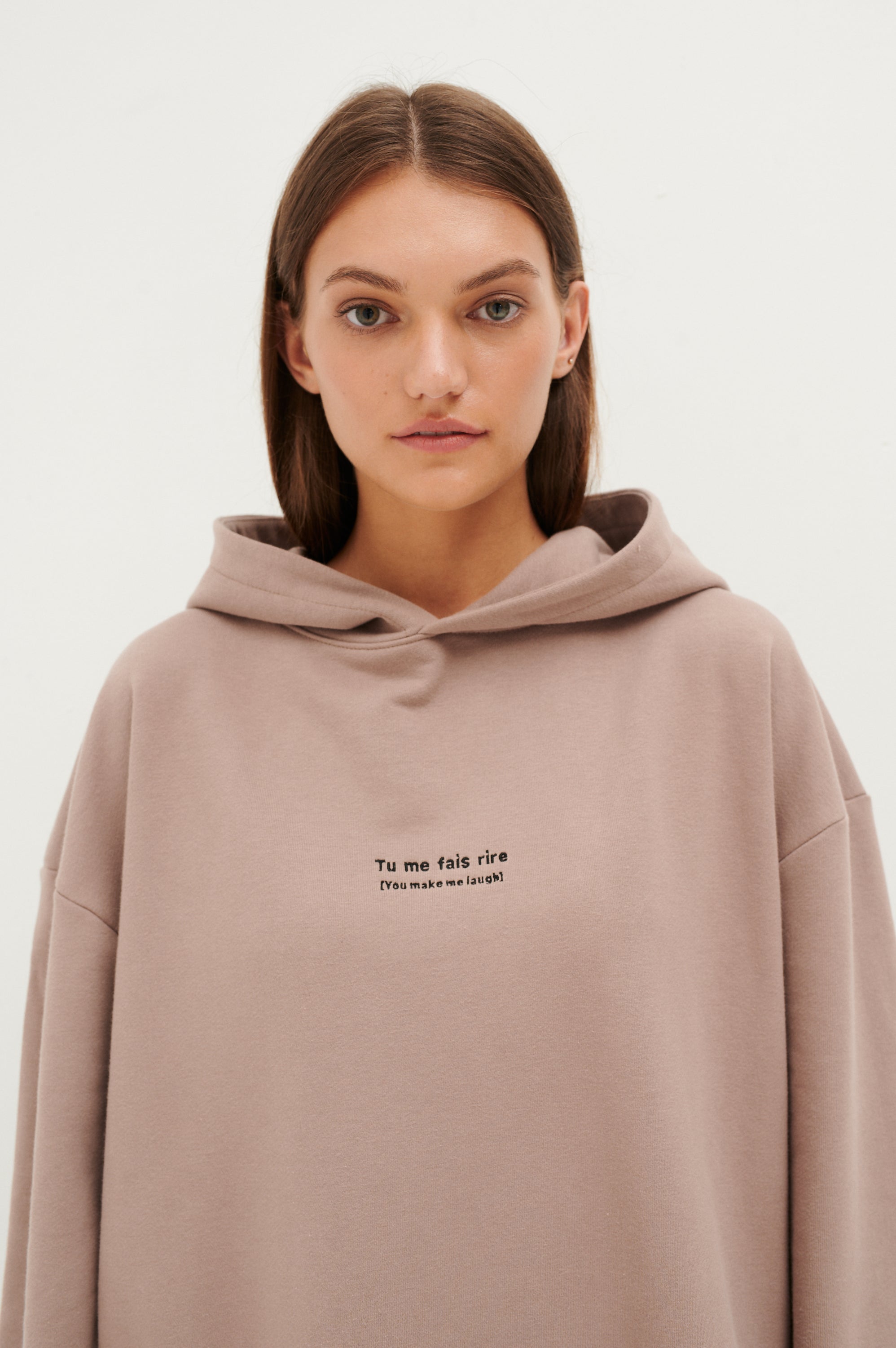 zara chocolate hoodie