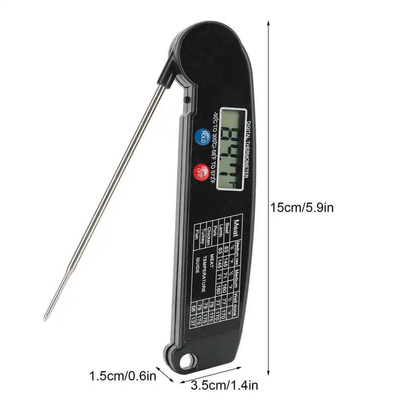 Liquid Crystal Display(LCD) Digital Meat Thermometer with Food Stab Probe  –Cooking Thermometer-Food Thermometer Digital –Grill Thermometer °C /°F