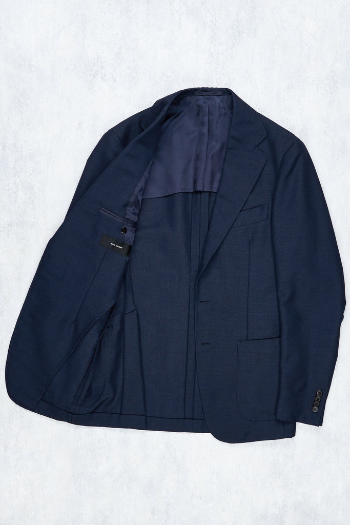 Ring Jacket AMJ03 Navy Mohair/Wool Hopsack Sport Coat – Drop 93