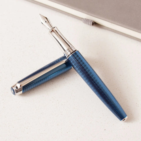 Caran D'Ache Leman V2 Grand Bleu Fountain Pen