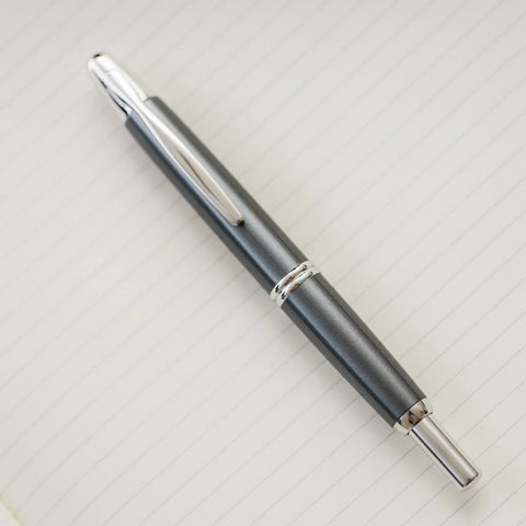 Pilot Vanishing Point Gun Metal Fountain Pen 