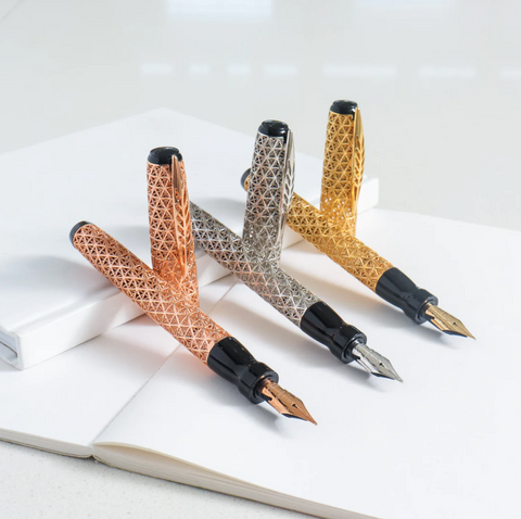 18k Solid Gold Fountain Pen Set