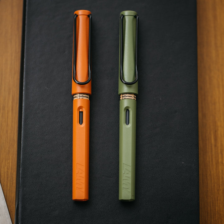 LAMY Safari 2021 Savannah Green / Terra Cotta Fountain Pen