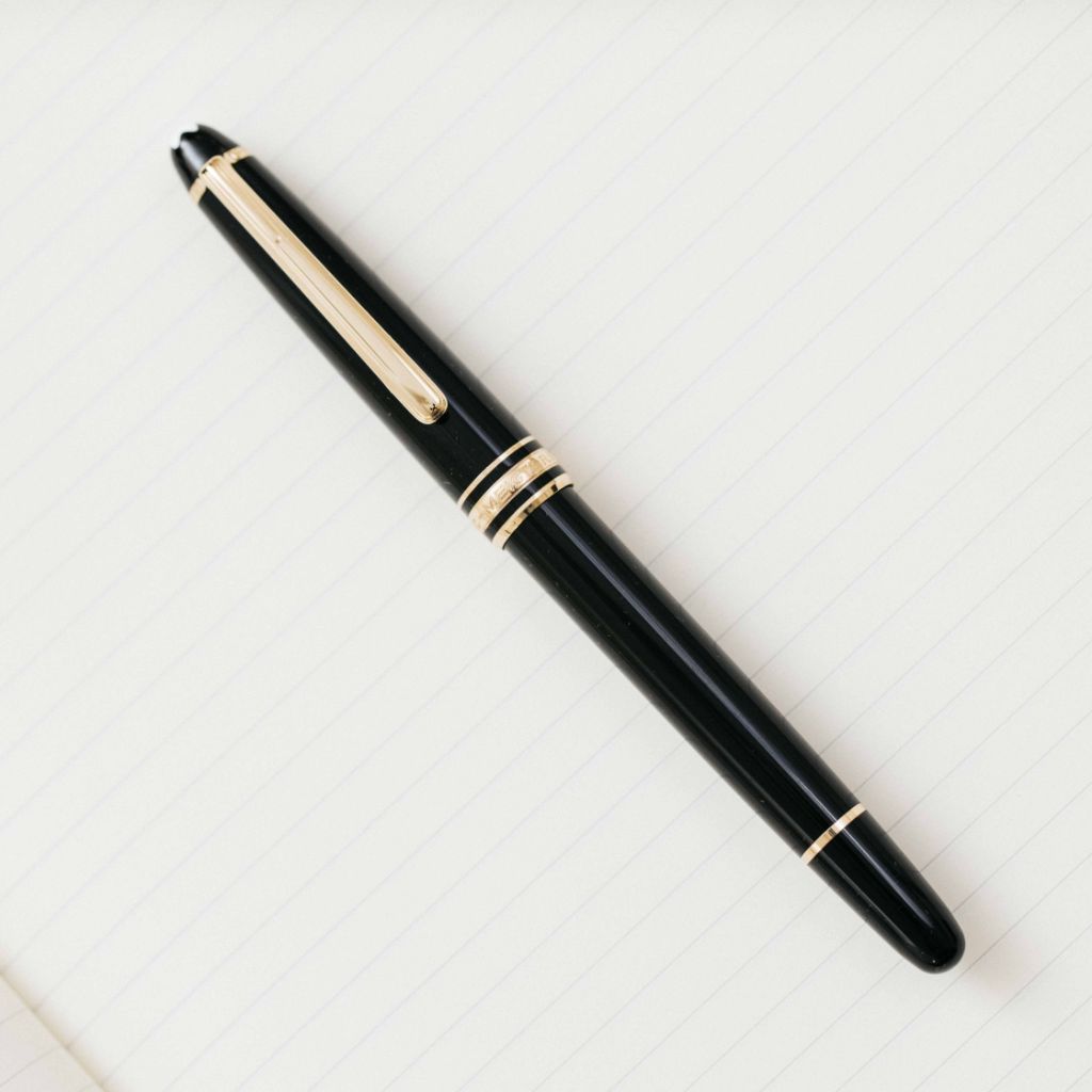 Kan worden berekend mist Pompeii Montblanc Meisterstuck 144 Black Fountain Pen - Preowned – Truphae