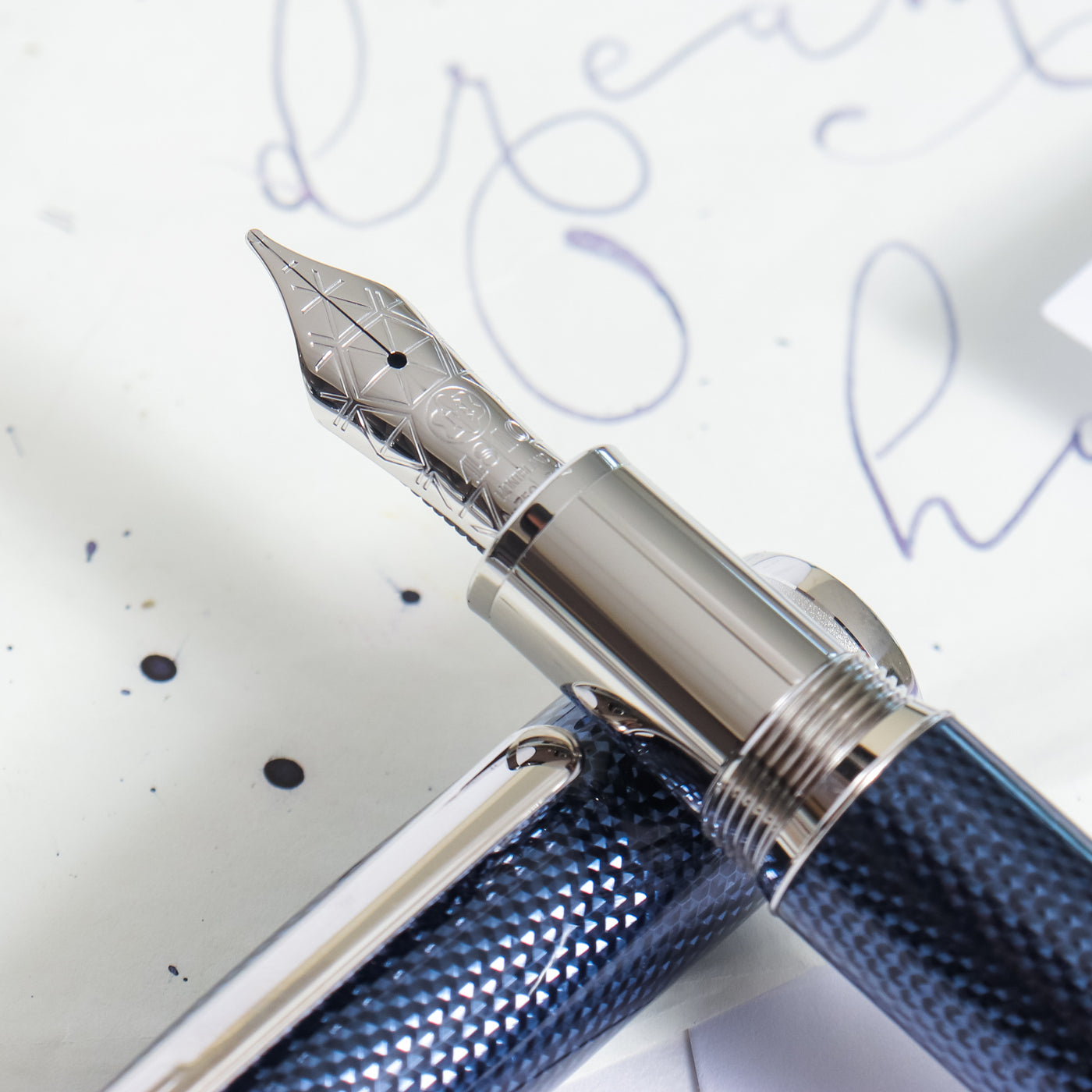 Montblanc 146 Solitaire Blue Fountain Pen – Truphae