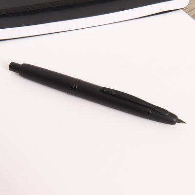 Pilot Vanishing Point Black Matte Fountain Pen, Medium
