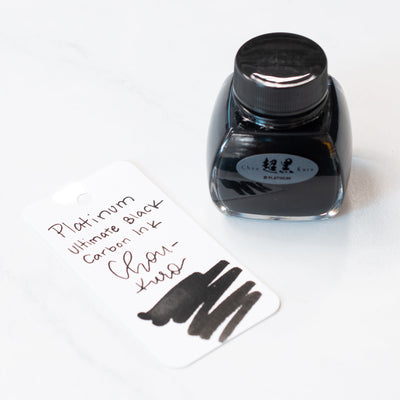 Platinum Carbon Black - 60ml Bottled Fountain Pen Ink - The Goulet Pen  Company