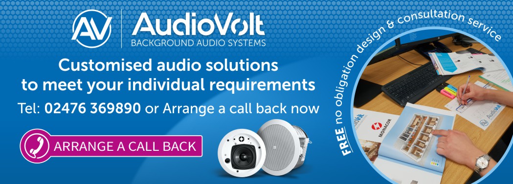 Arrange a call back for a free customised background audio system design